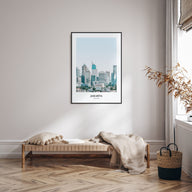 Jakarta Portrait Color Poster