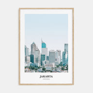 Jakarta Portrait Color Poster