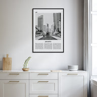 Jakarta Travel B&W No 1 Poster