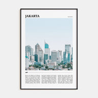 Jakarta Travel Color Poster