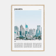 Jakarta Travel Color Poster