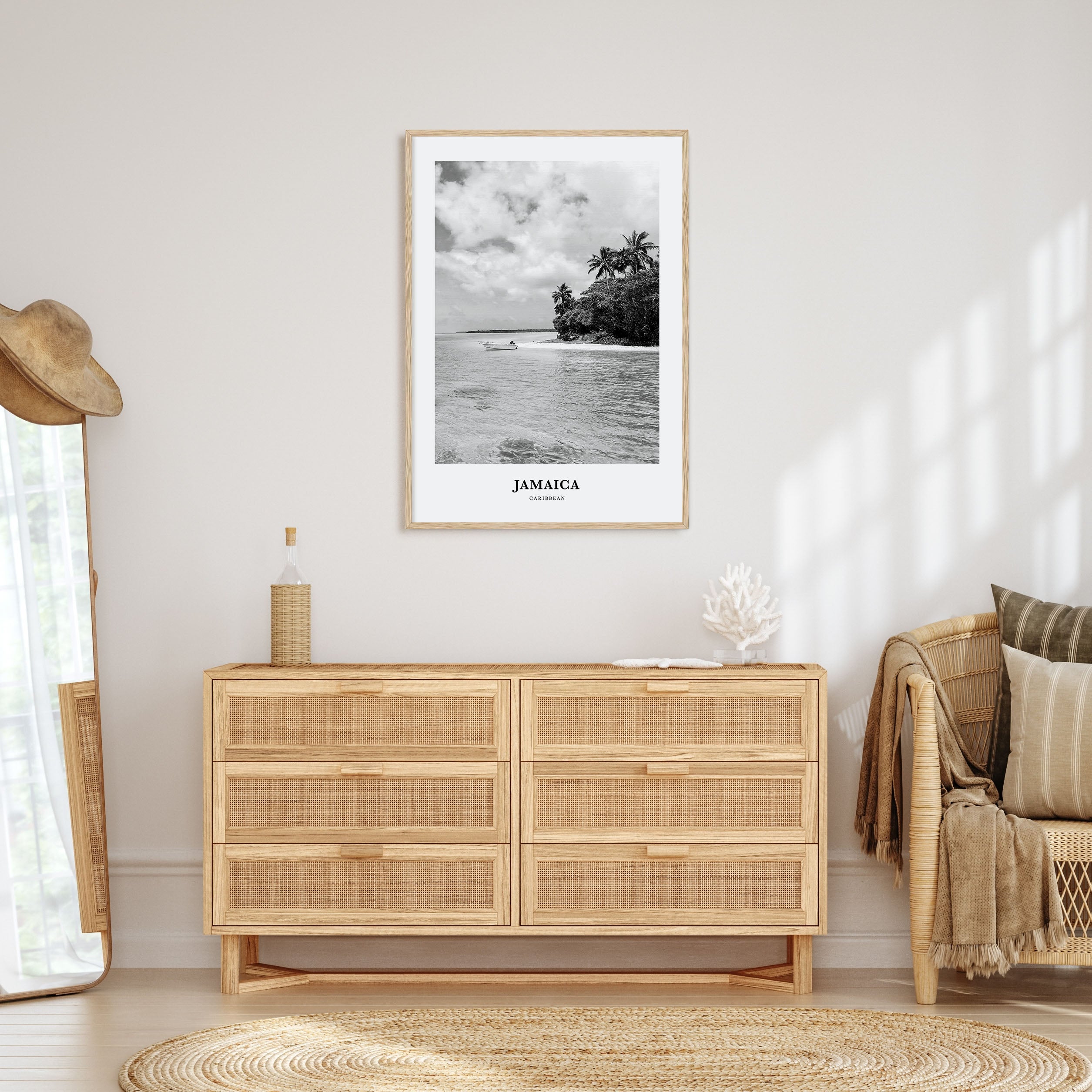 Jamaica Portrait B&W No 3 Poster