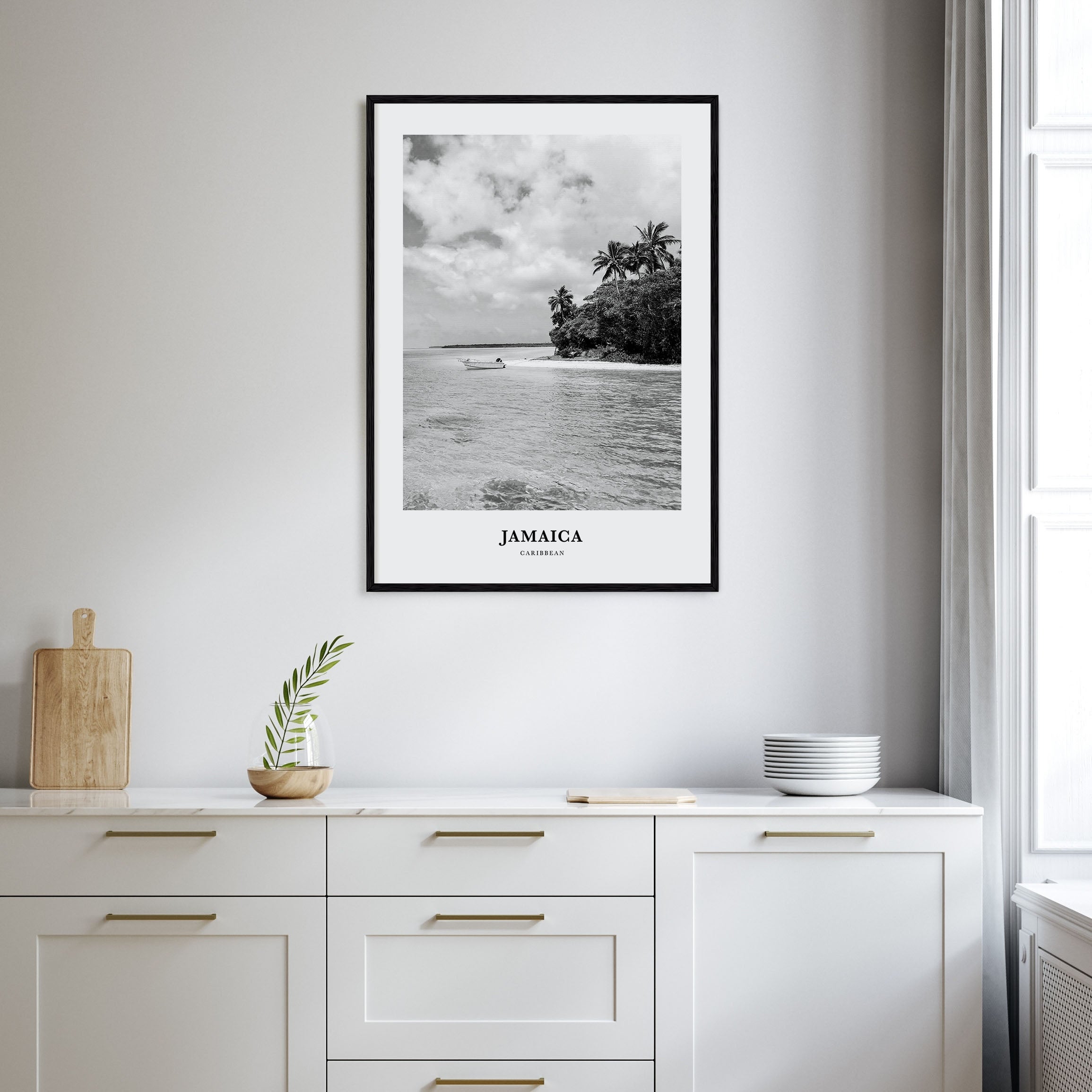 Jamaica Portrait B&W No 3 Poster