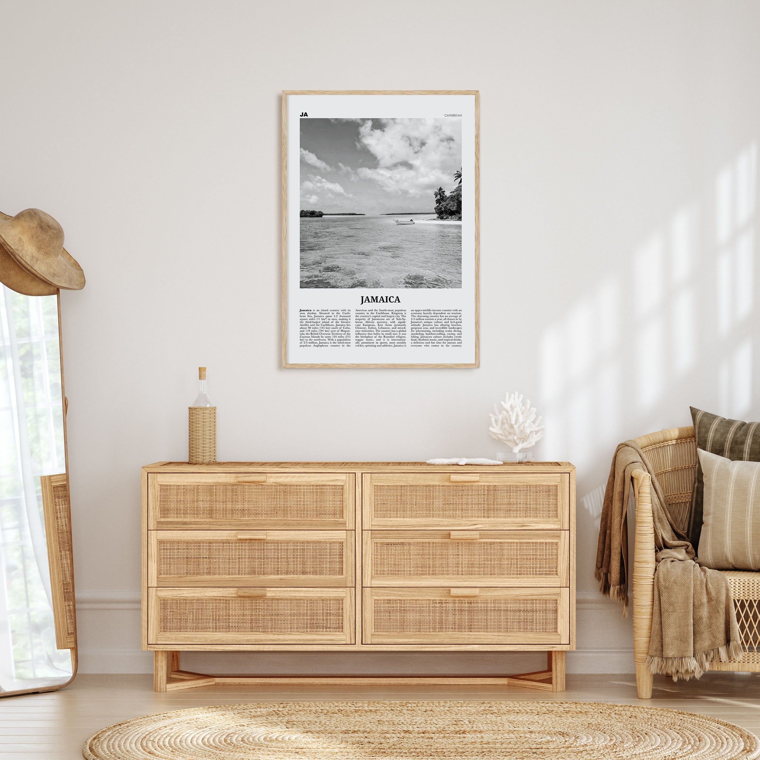 Jamaica Travel B&W No 1 Poster