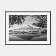 Japan Landscape B&W Poster