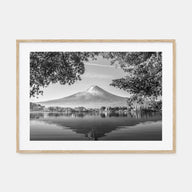 Japan Landscape B&W Poster