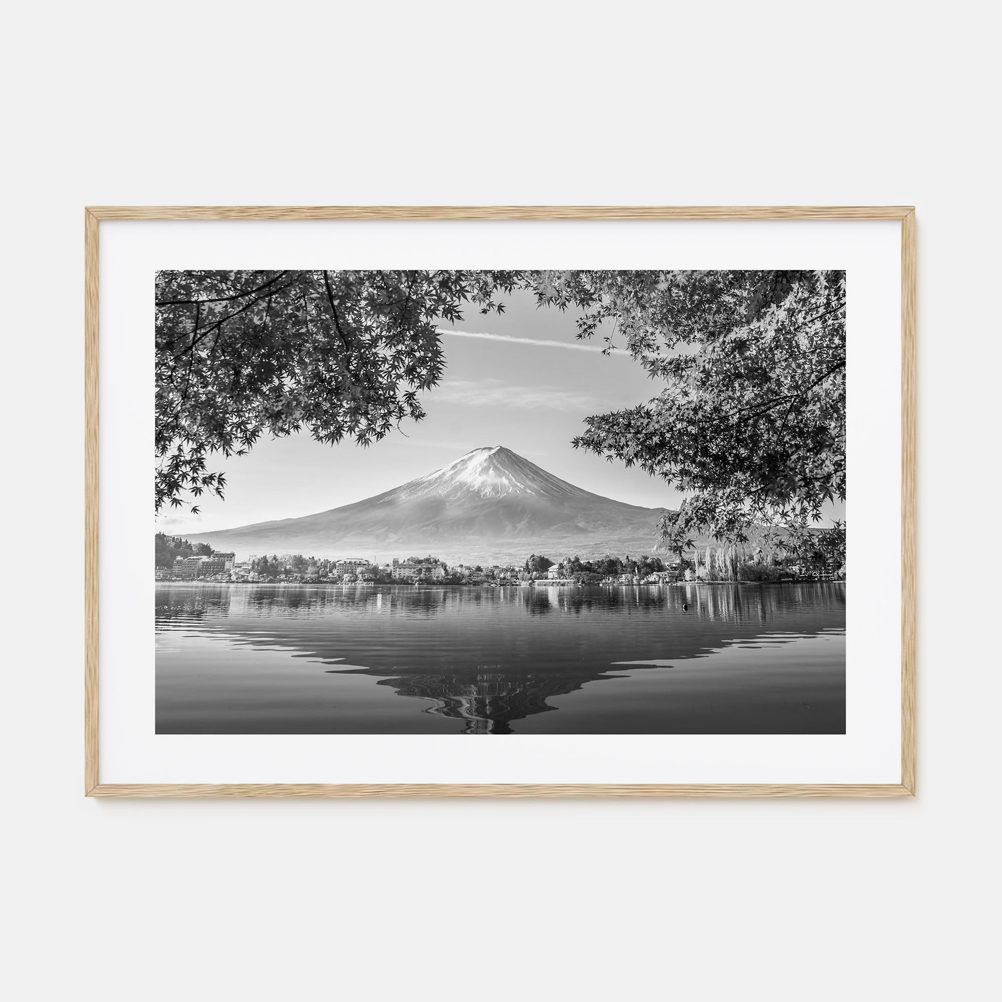 Japan Landscape B&W Poster