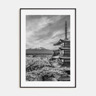 Japan Photo B&W Poster