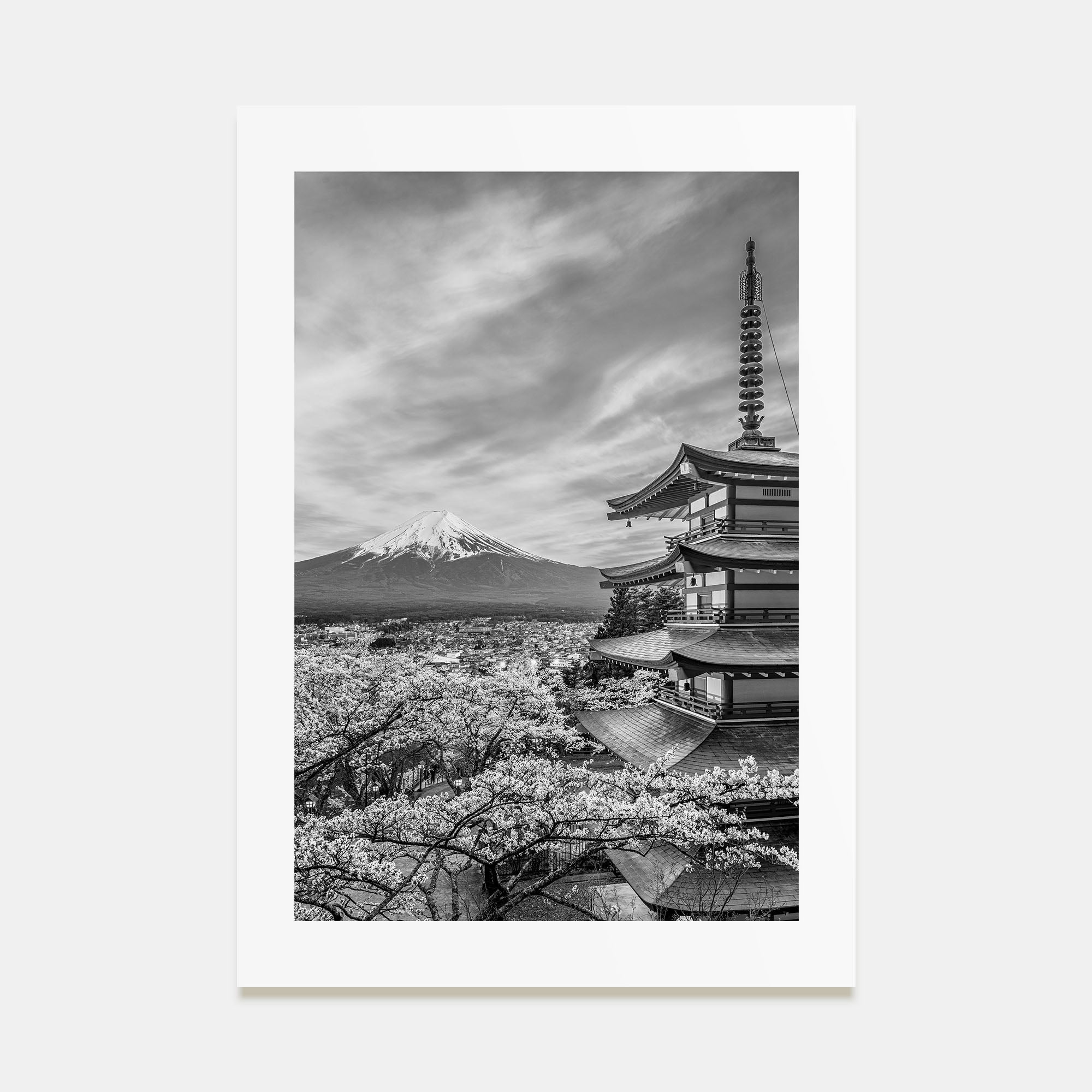 Japan Photo B&W Poster