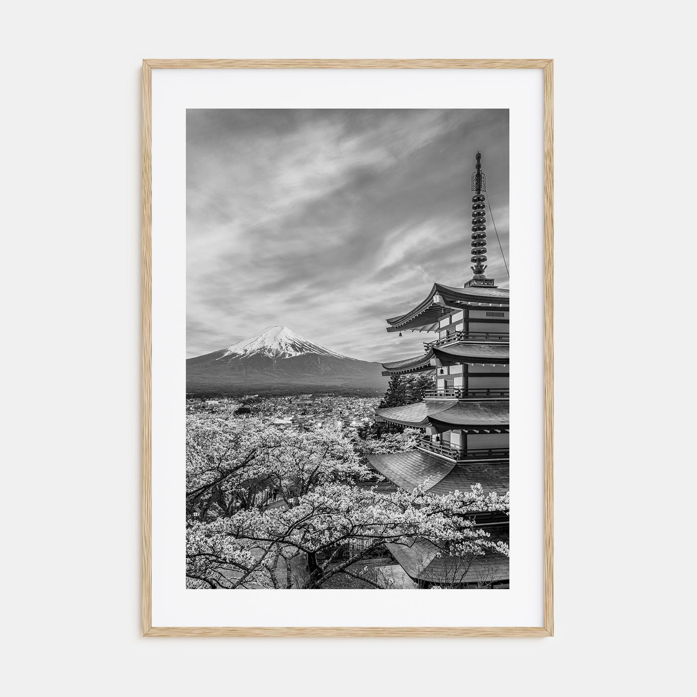 Japan Photo B&W Poster