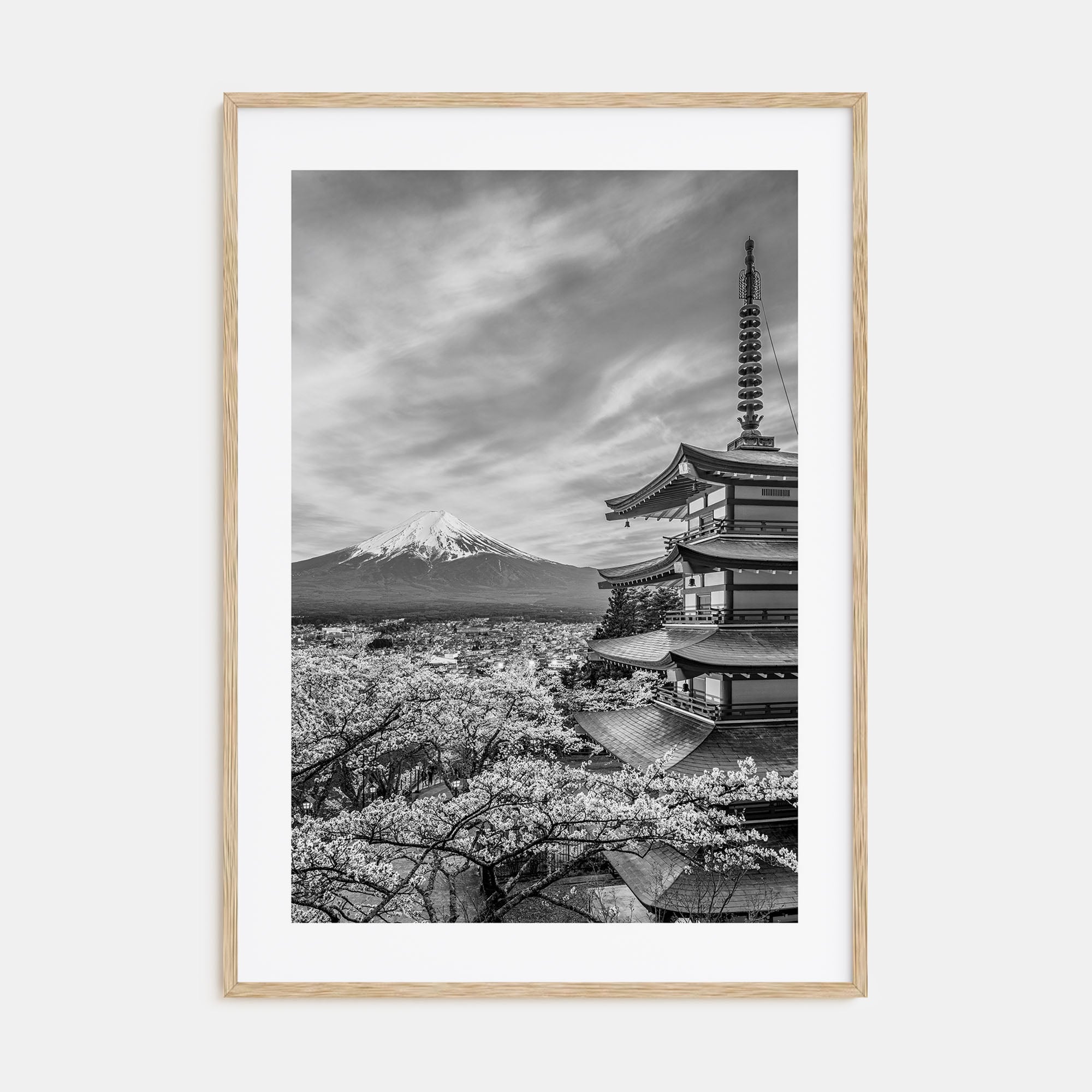 Japan Photo B&W Poster