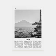 Japan Travel B&W No 1 Poster