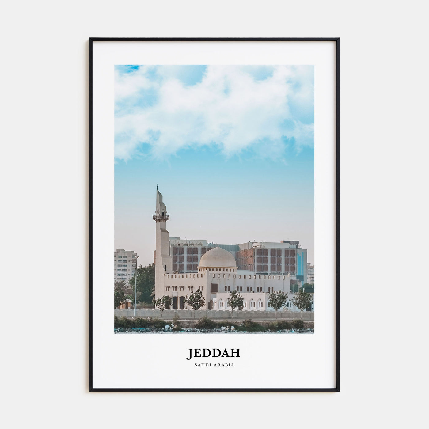 Jeddah Portrait Color Poster