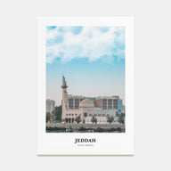 Jeddah Portrait Color Poster