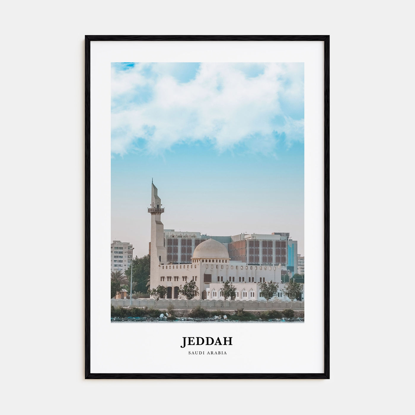 Jeddah Portrait Color Poster