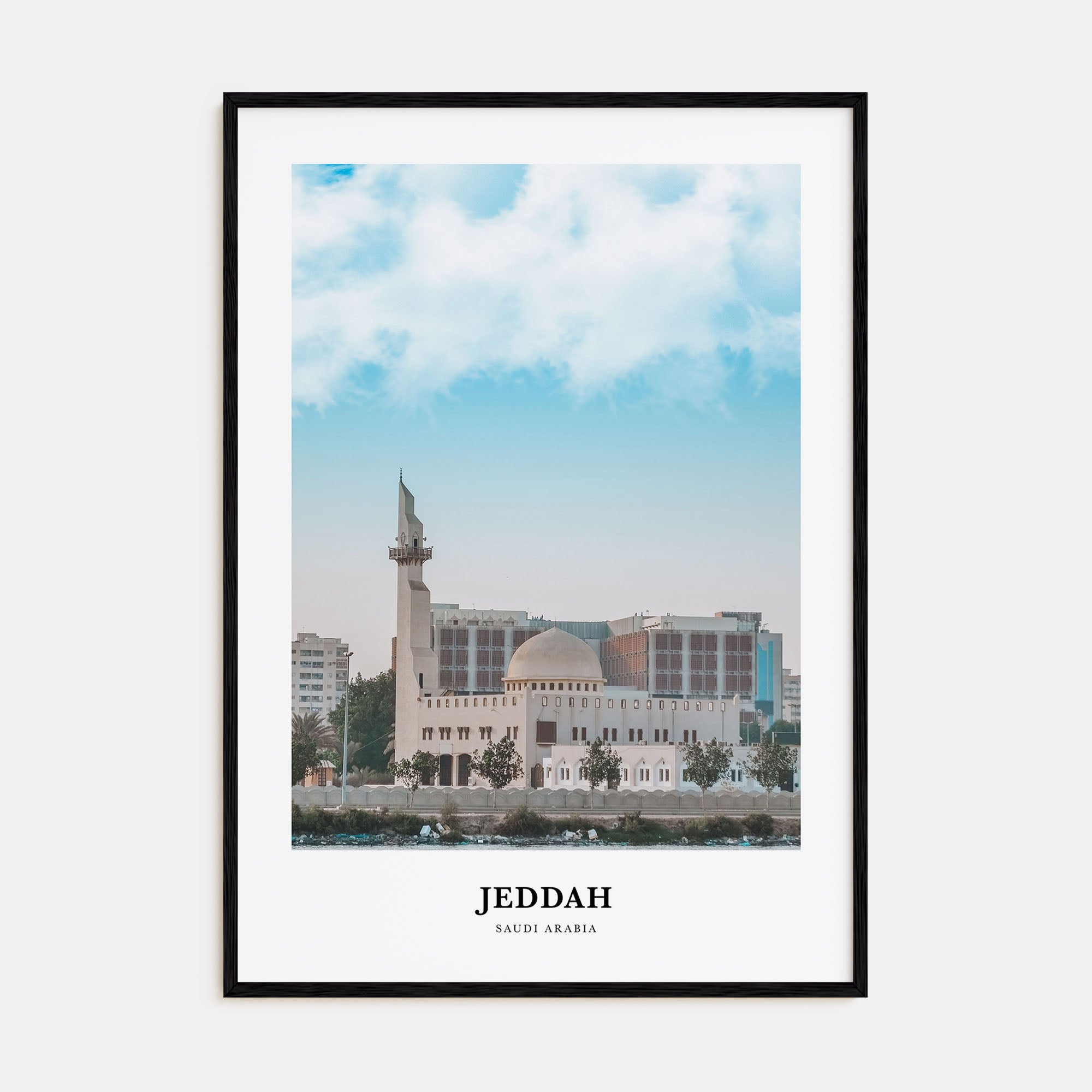 Jeddah Portrait Color Poster