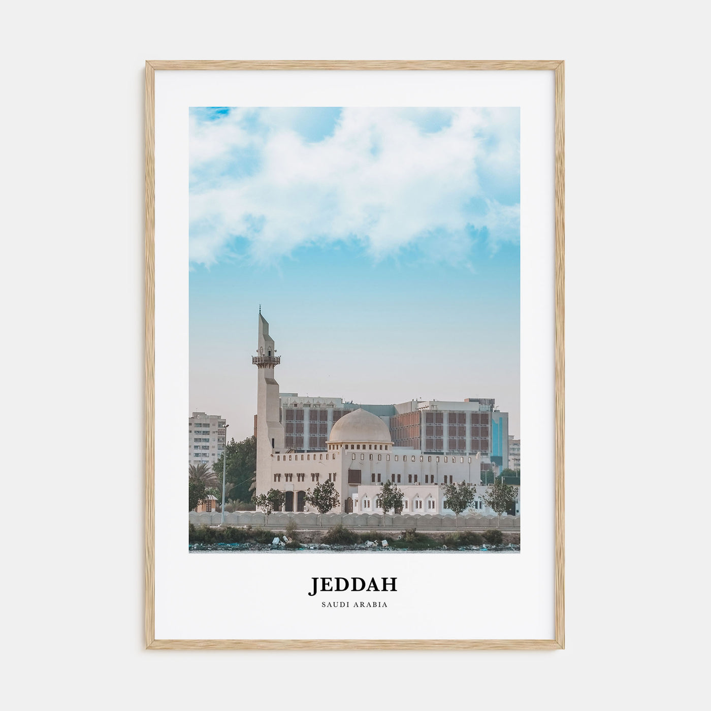 Jeddah Portrait Color Poster