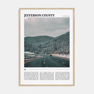 Jefferson County Travel Color Poster