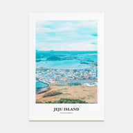Jeju Island Portrait Color Poster