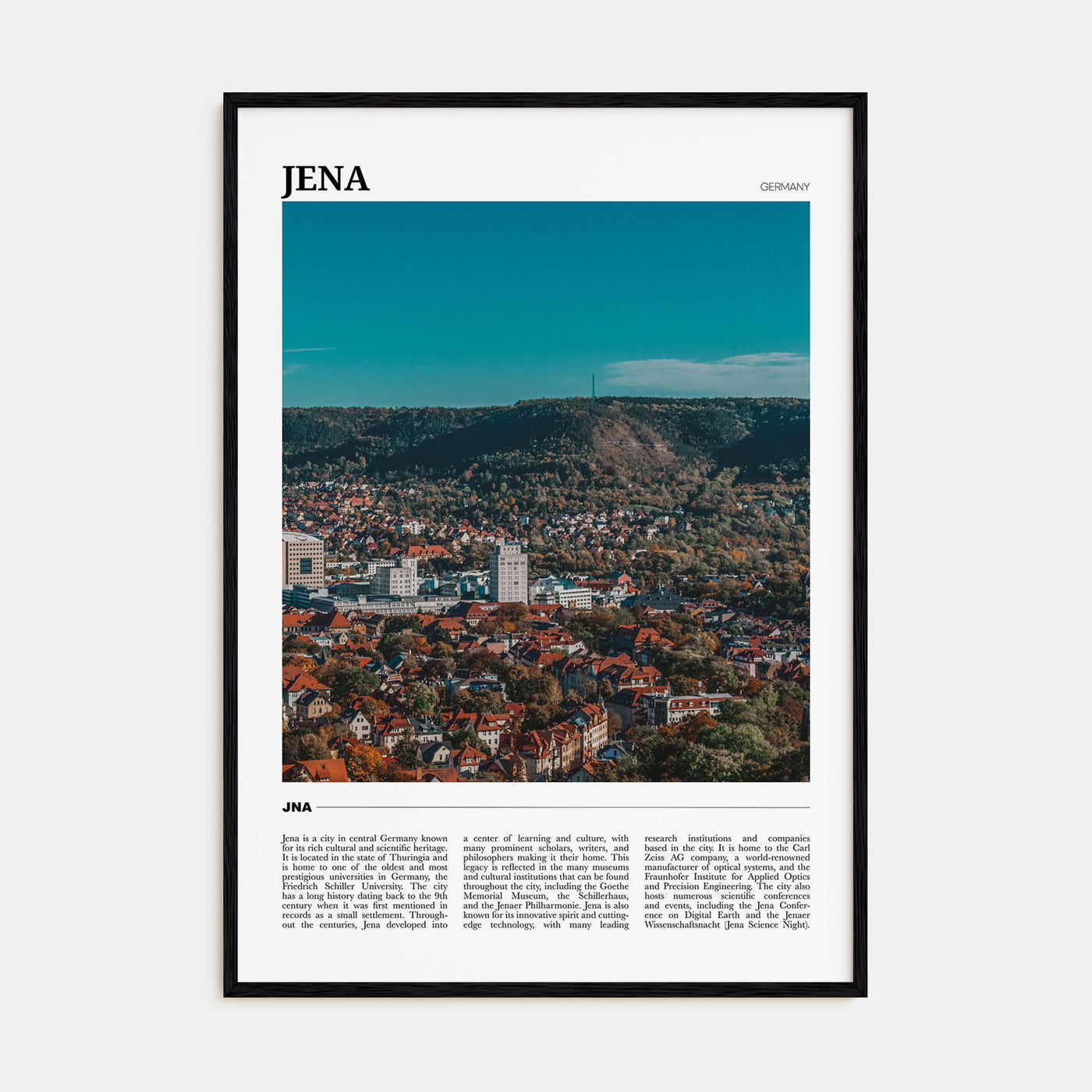Jena Travel Color Poster