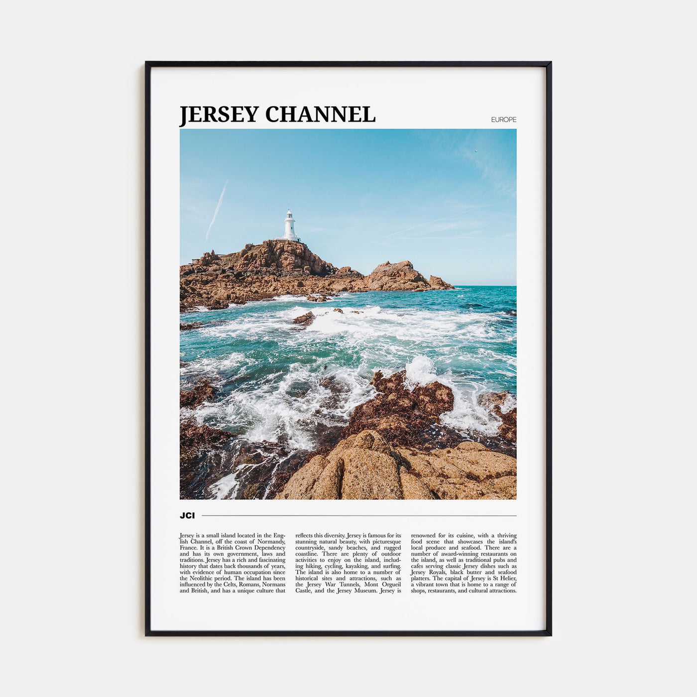 Jersey, Channel Islands Travel Color No 1 Poster