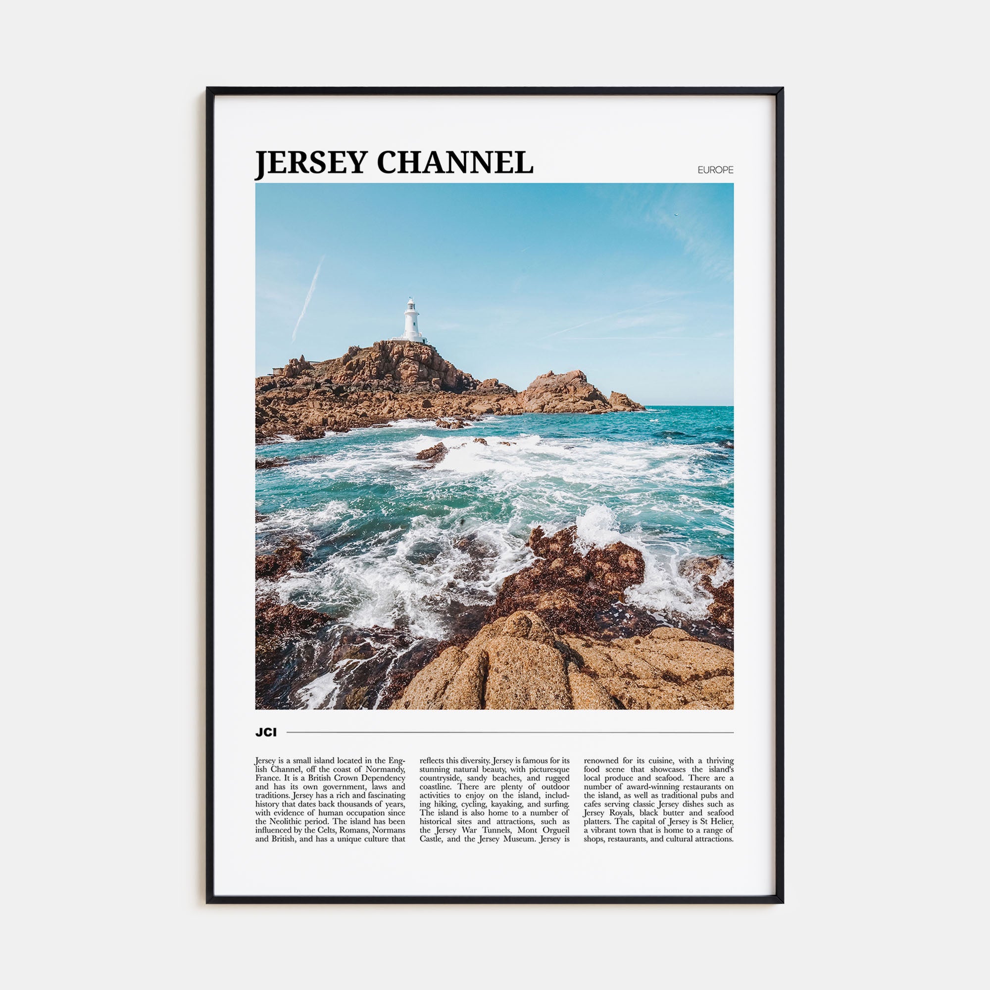 Jersey, Channel Islands Travel Color No 1 Poster