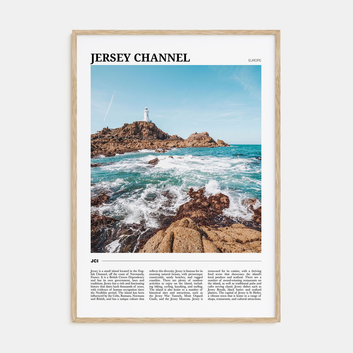 Jersey, Channel Islands Travel Color No 1 Poster