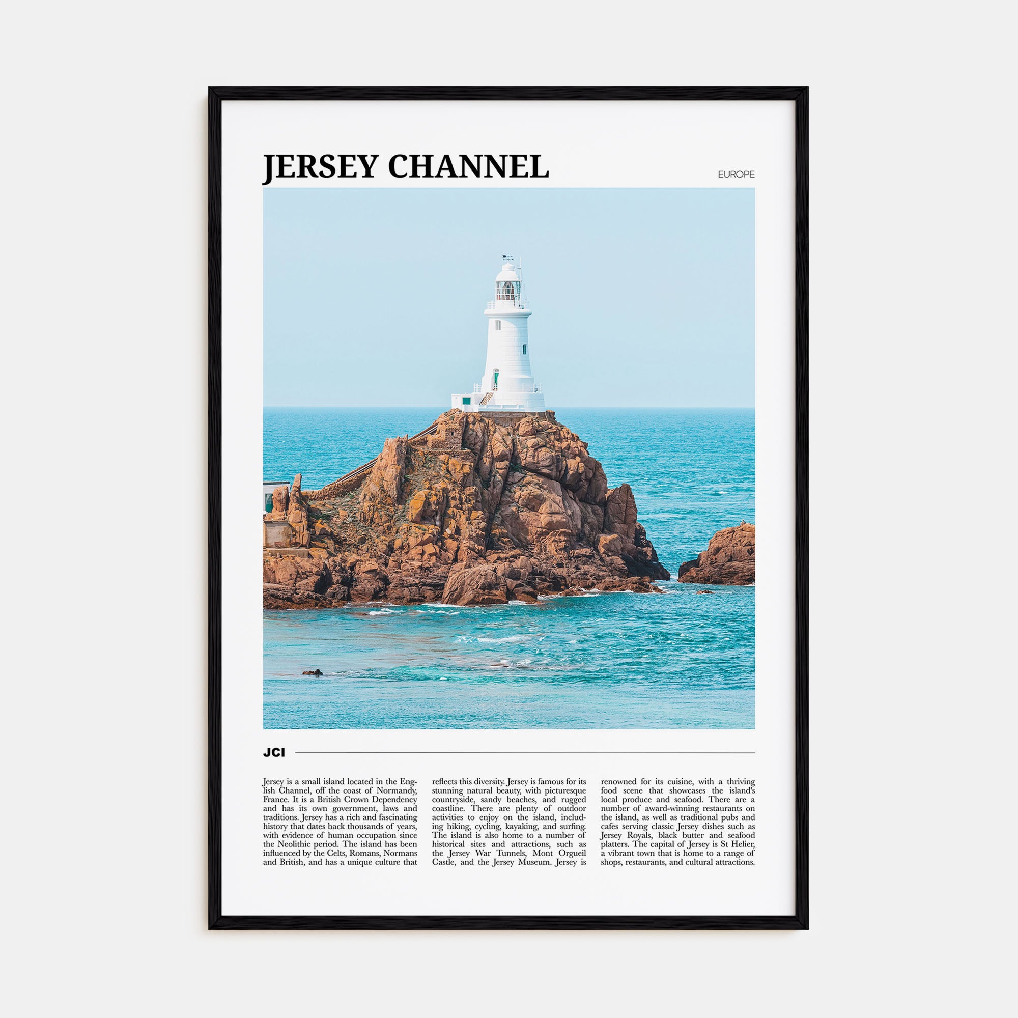 Jersey, Channel Islands Travel Color No 2 Poster
