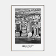 Jersey City Portrait B&W No 1 Poster
