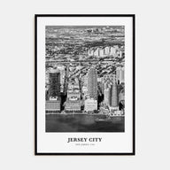 Jersey City Portrait B&W No 1 Poster