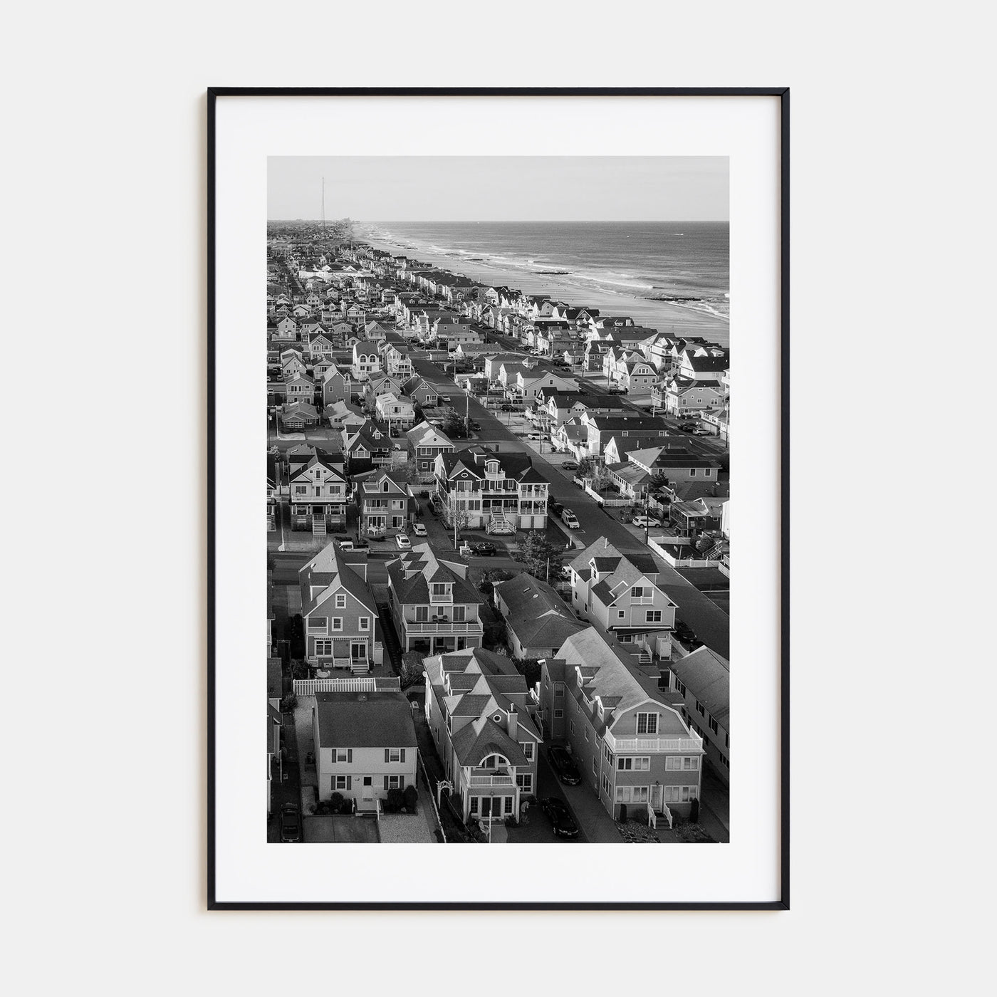Jersey Shore Photo B&W Poster