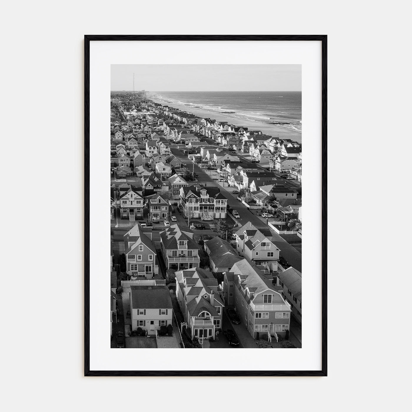 Jersey Shore Photo B&W Poster