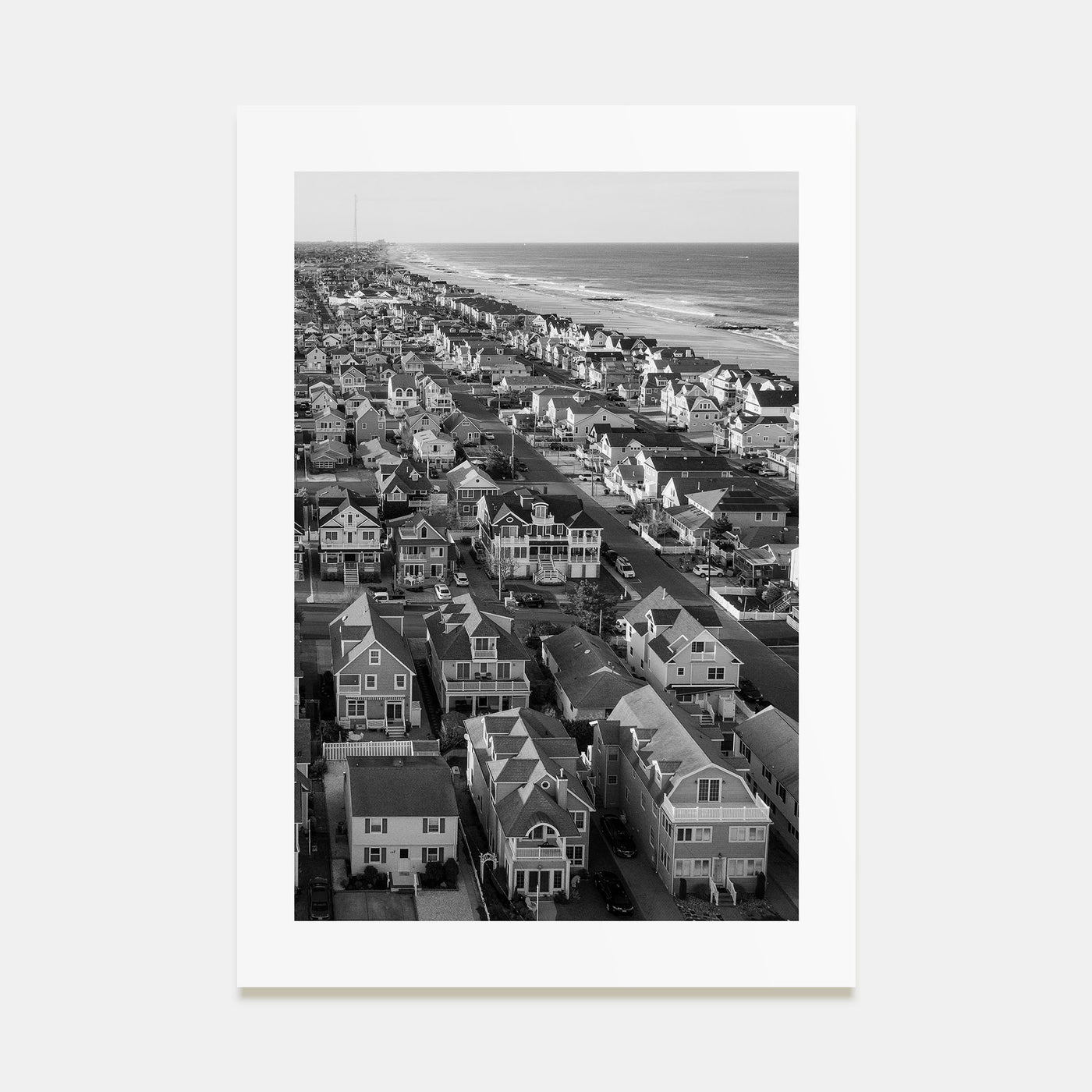 Jersey Shore Photo B&W Poster