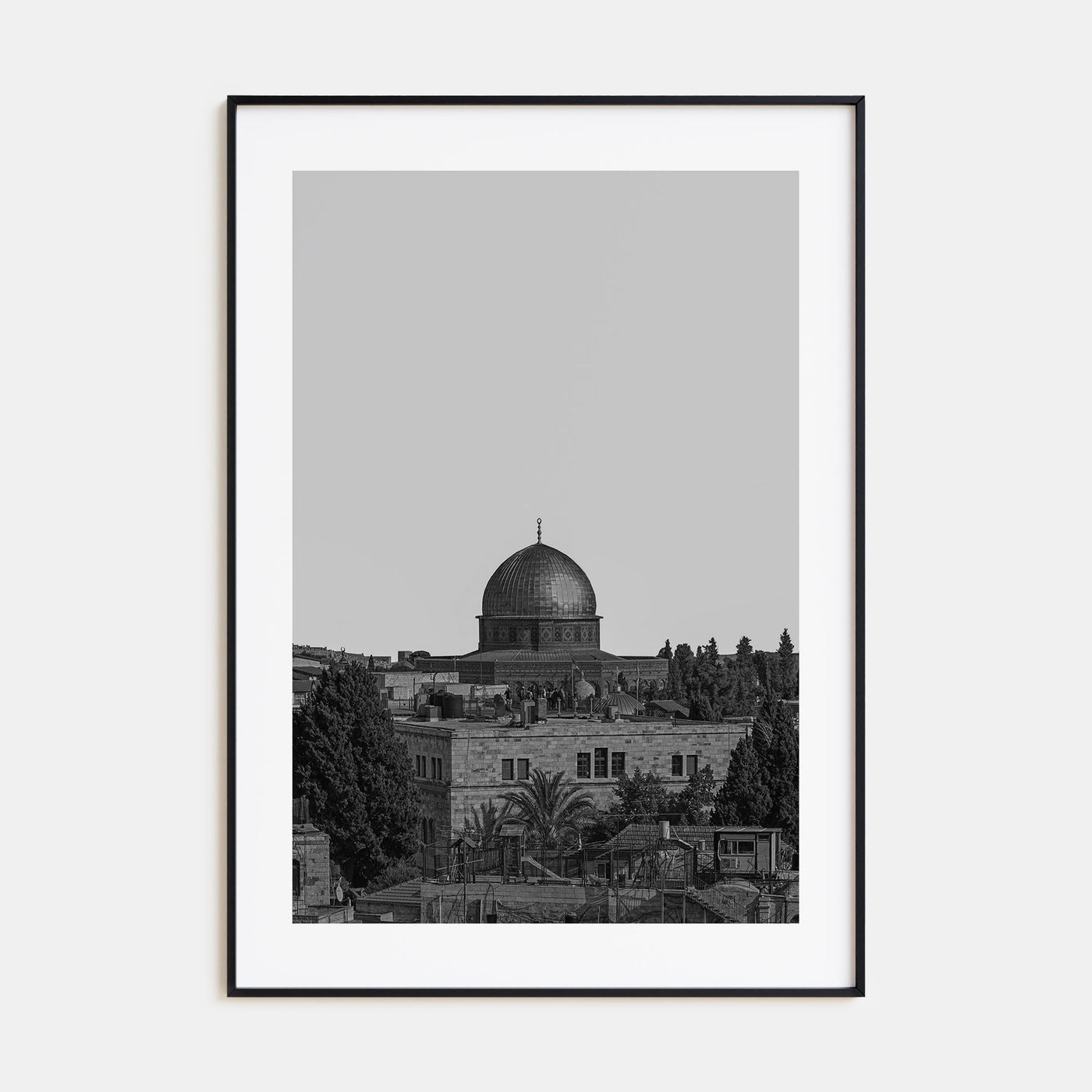 Jerusalem Photo B&W Poster