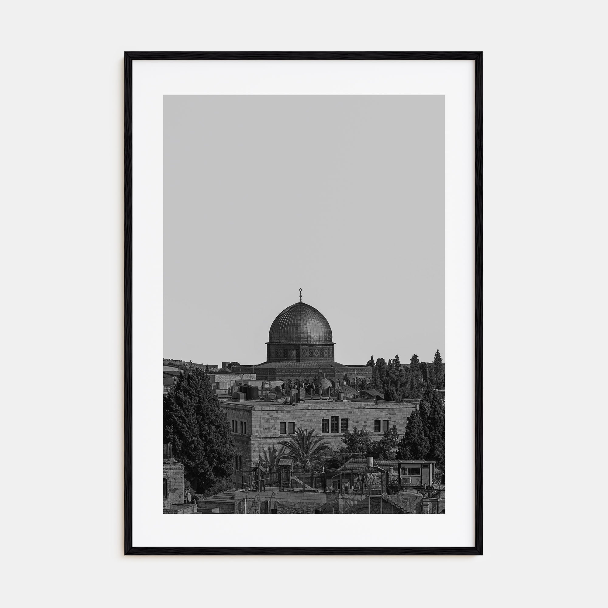 Jerusalem Photo B&W Poster