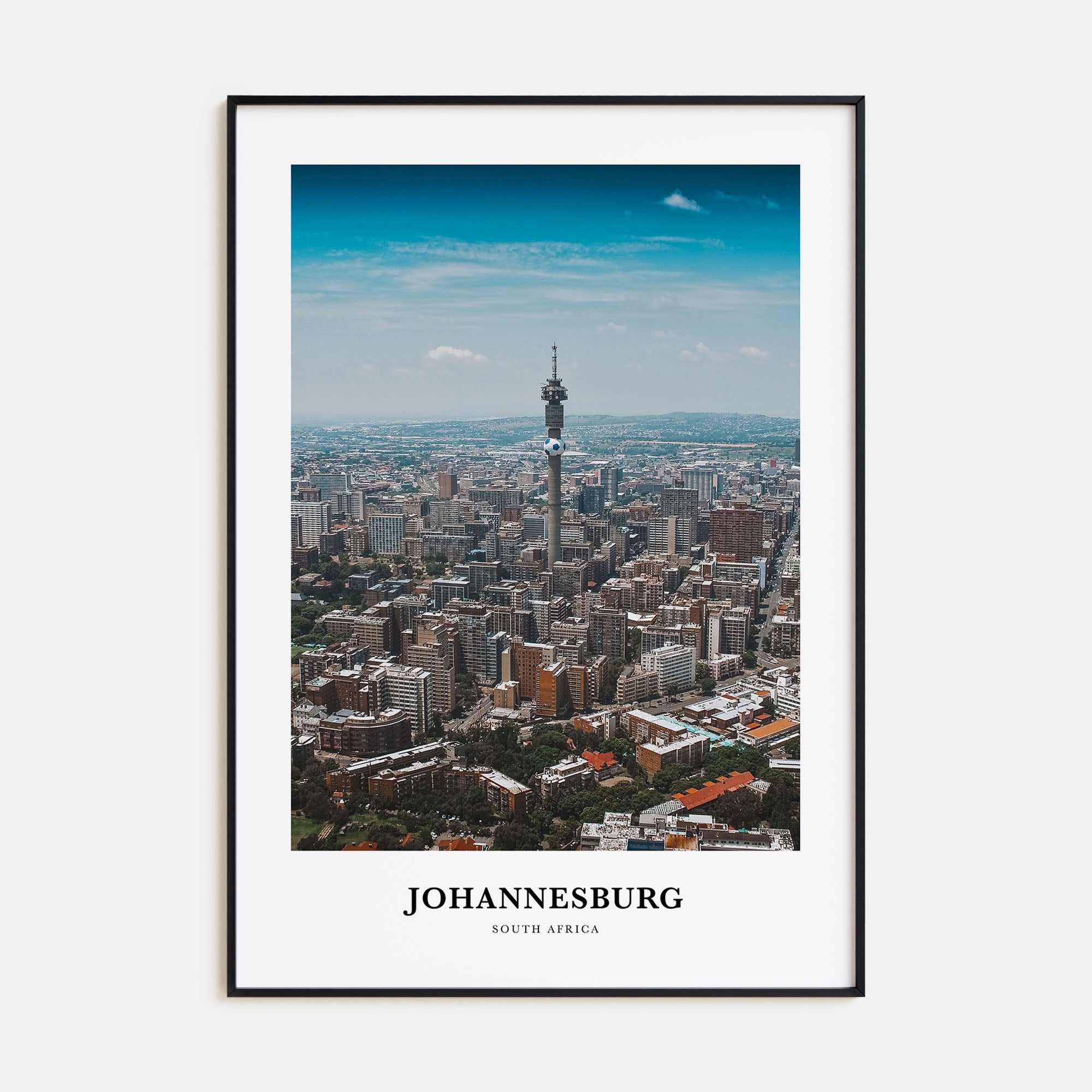 Johannesburg Portrait Color Poster