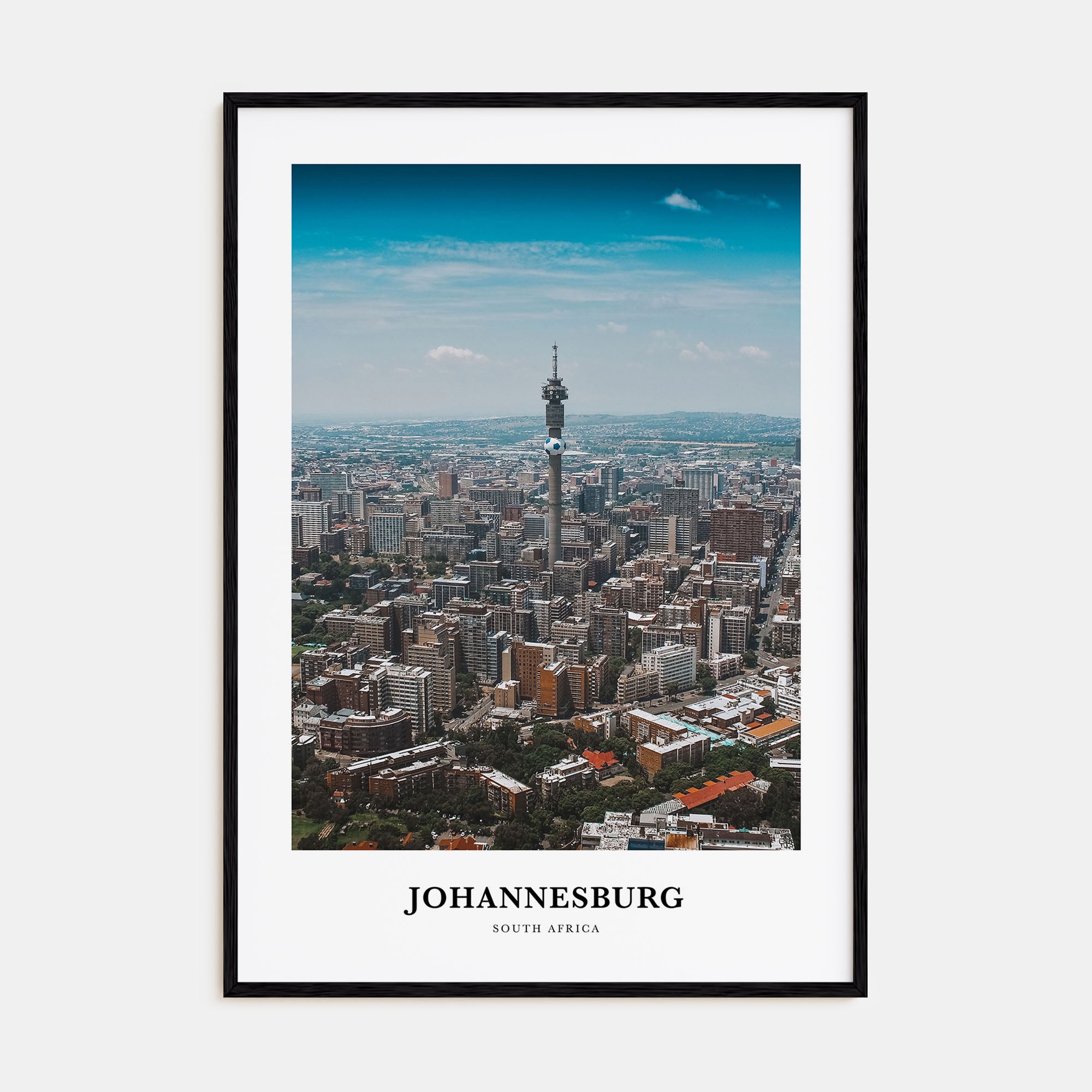 Johannesburg Portrait Color Poster