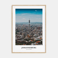 Johannesburg Portrait Color Poster