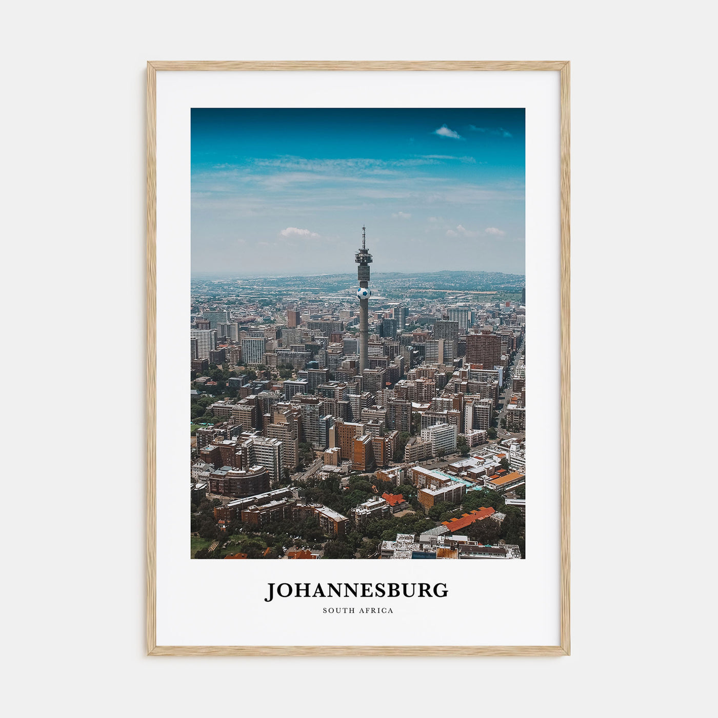 Johannesburg Portrait Color Poster