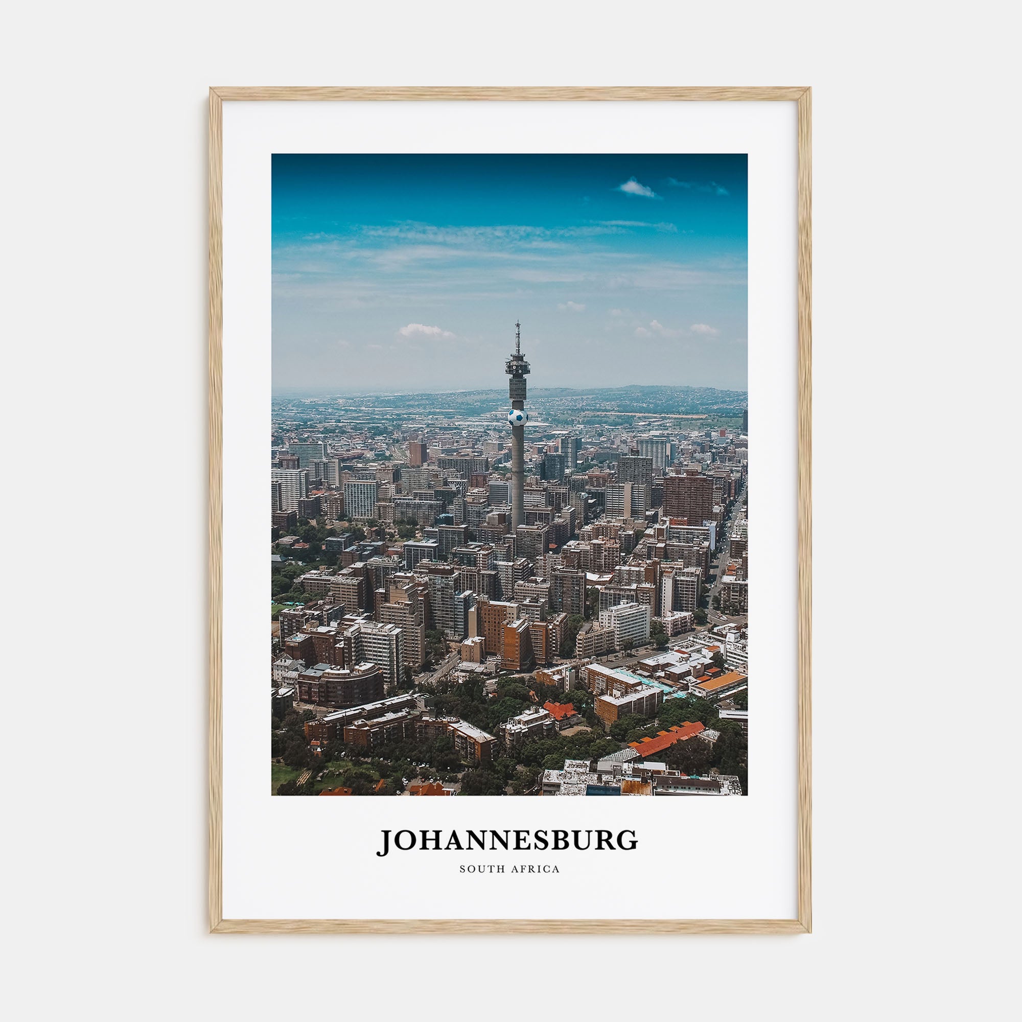 Johannesburg Portrait Color Poster