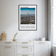 Johannesburg Travel Color Poster