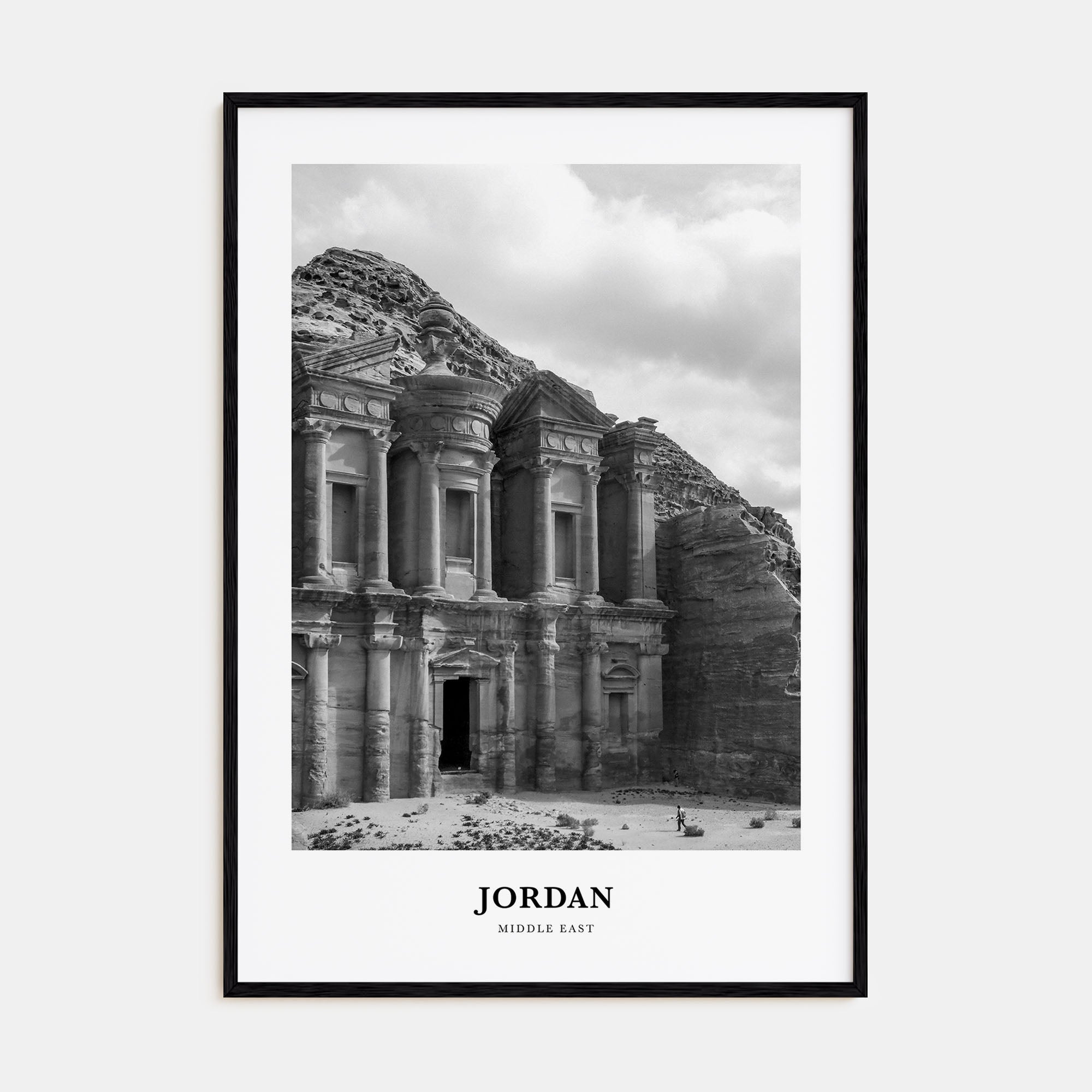 Jordan Portrait B&W Poster