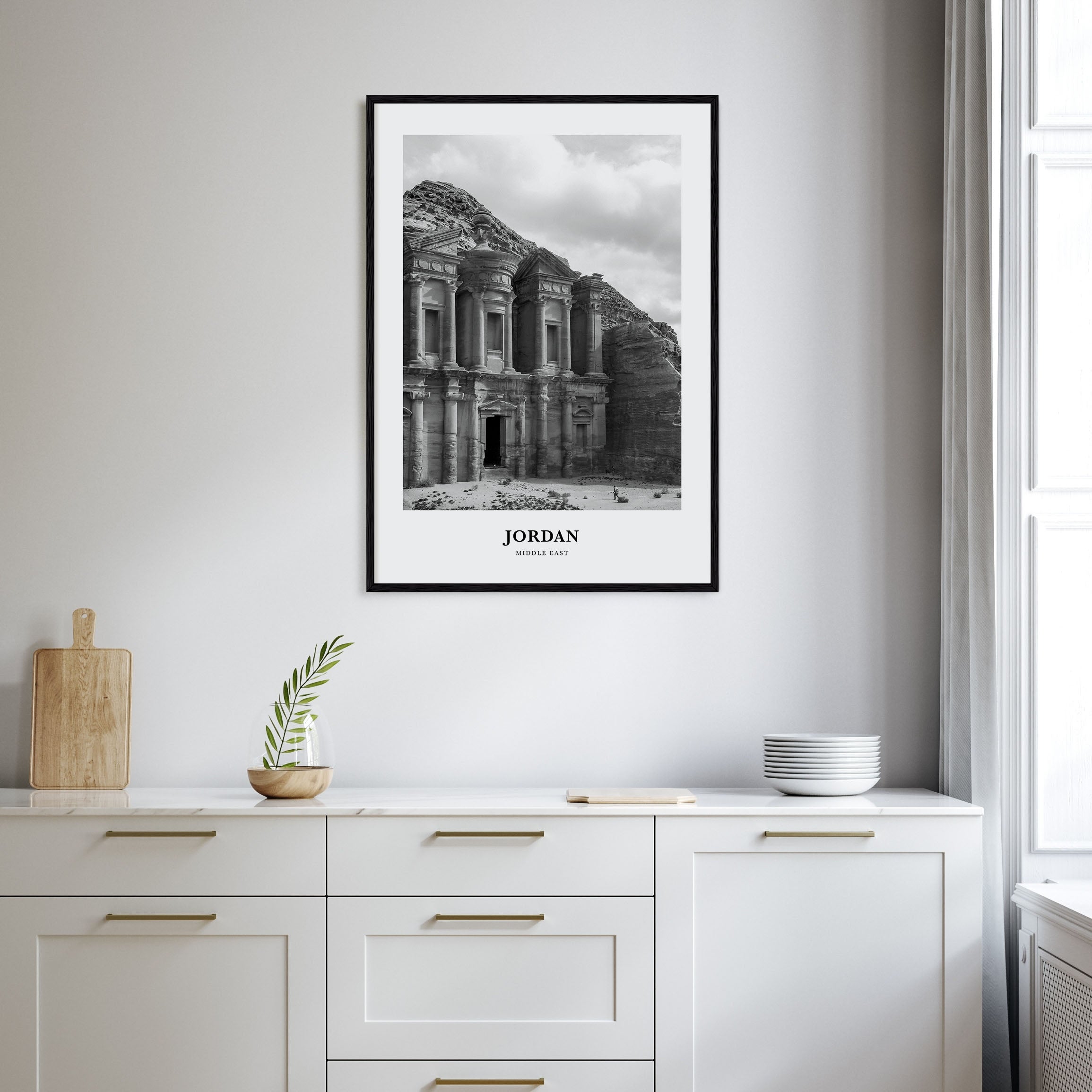 Jordan Portrait B&W Poster