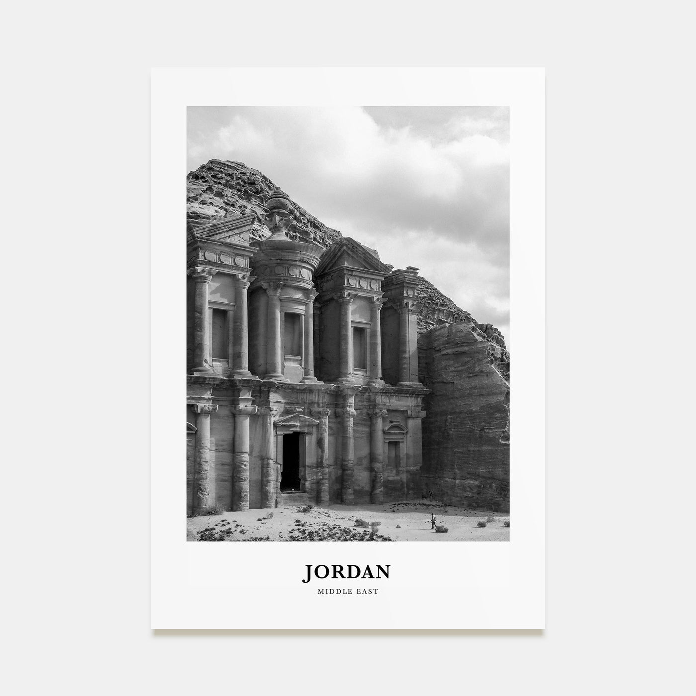 Jordan Portrait B&W Poster