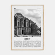 Jordan Travel B&W Poster