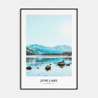 June Lake Portrait Color Poster