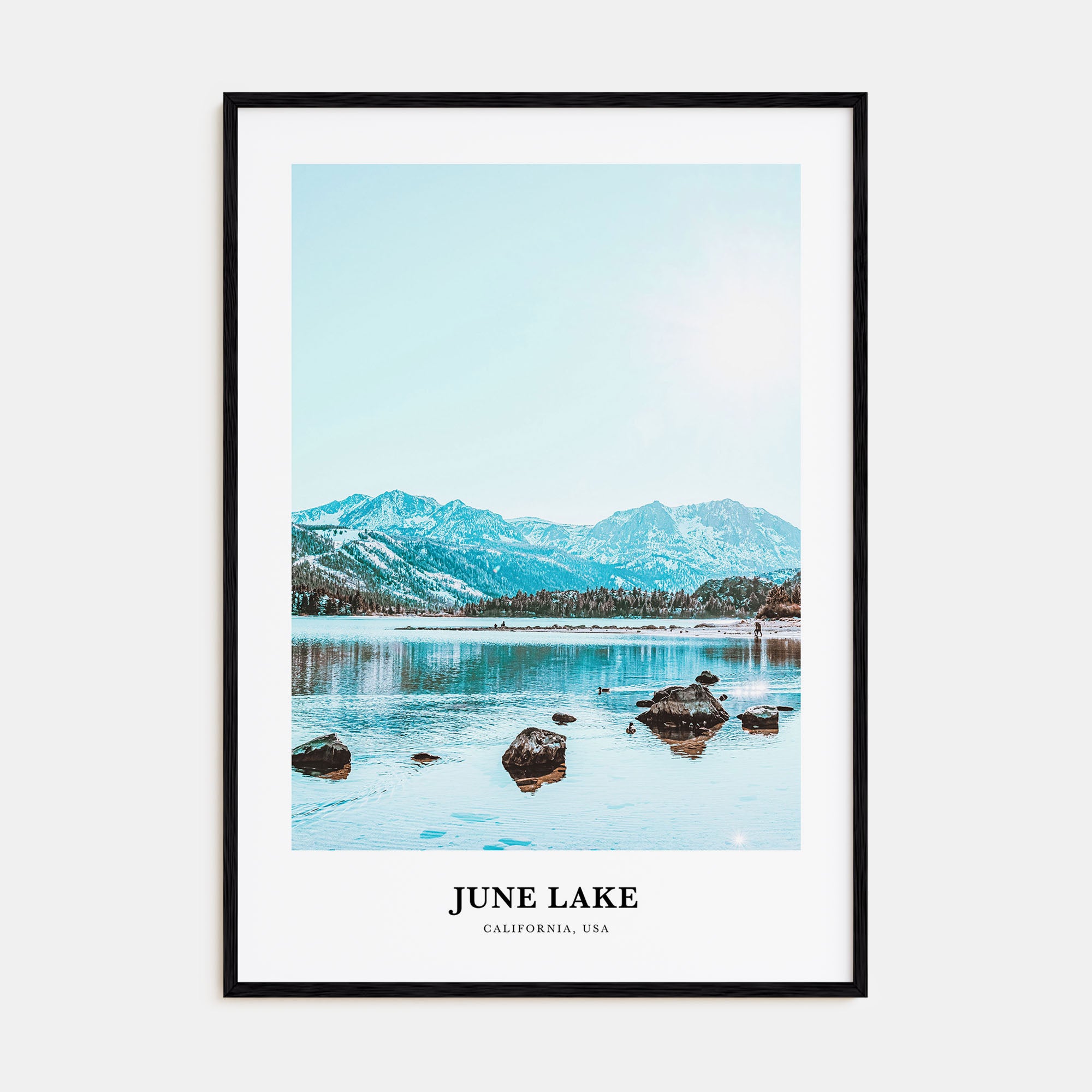 June Lake Portrait Color Poster