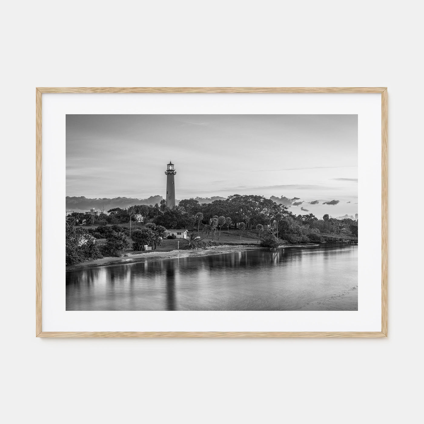 Jupiter Landscape B&W Poster