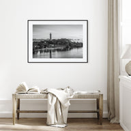 Jupiter Landscape B&W Poster