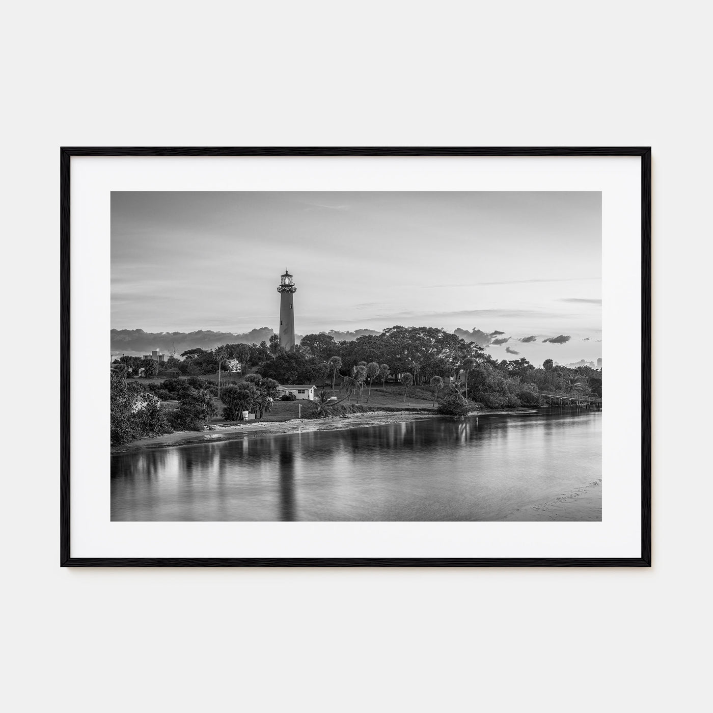 Jupiter Landscape B&W Poster